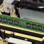 Memoria RAM de un ordenador. La memoria interna del pc