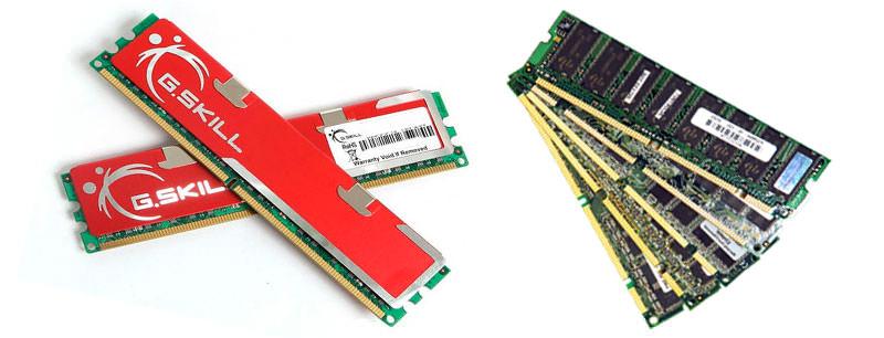 Módulos de memoria RAM